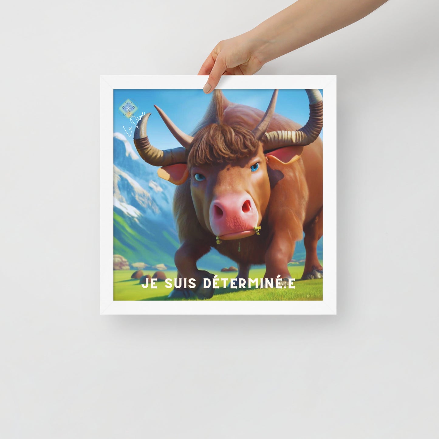 Póster enmarcado - "Afirmación positiva"