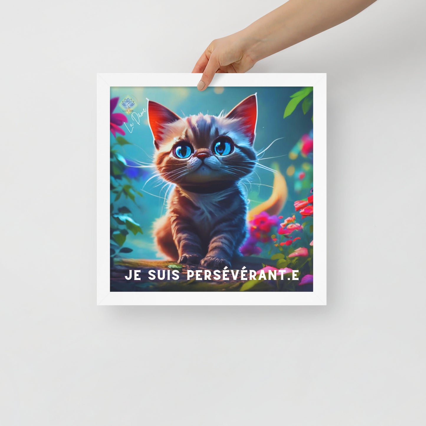 Poster Encadré - "Affirmation Positive"