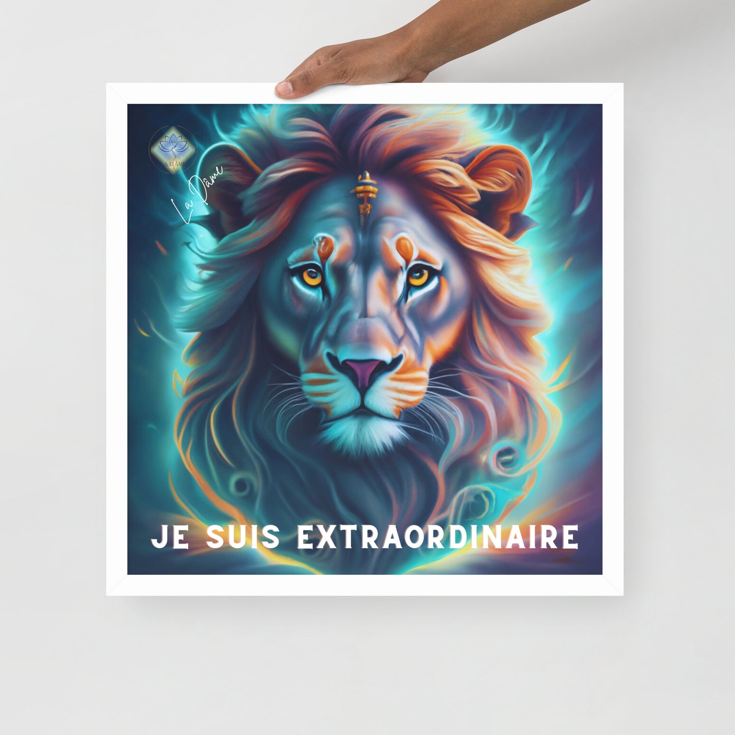 Poster Encadré - "Affirmation Positive"