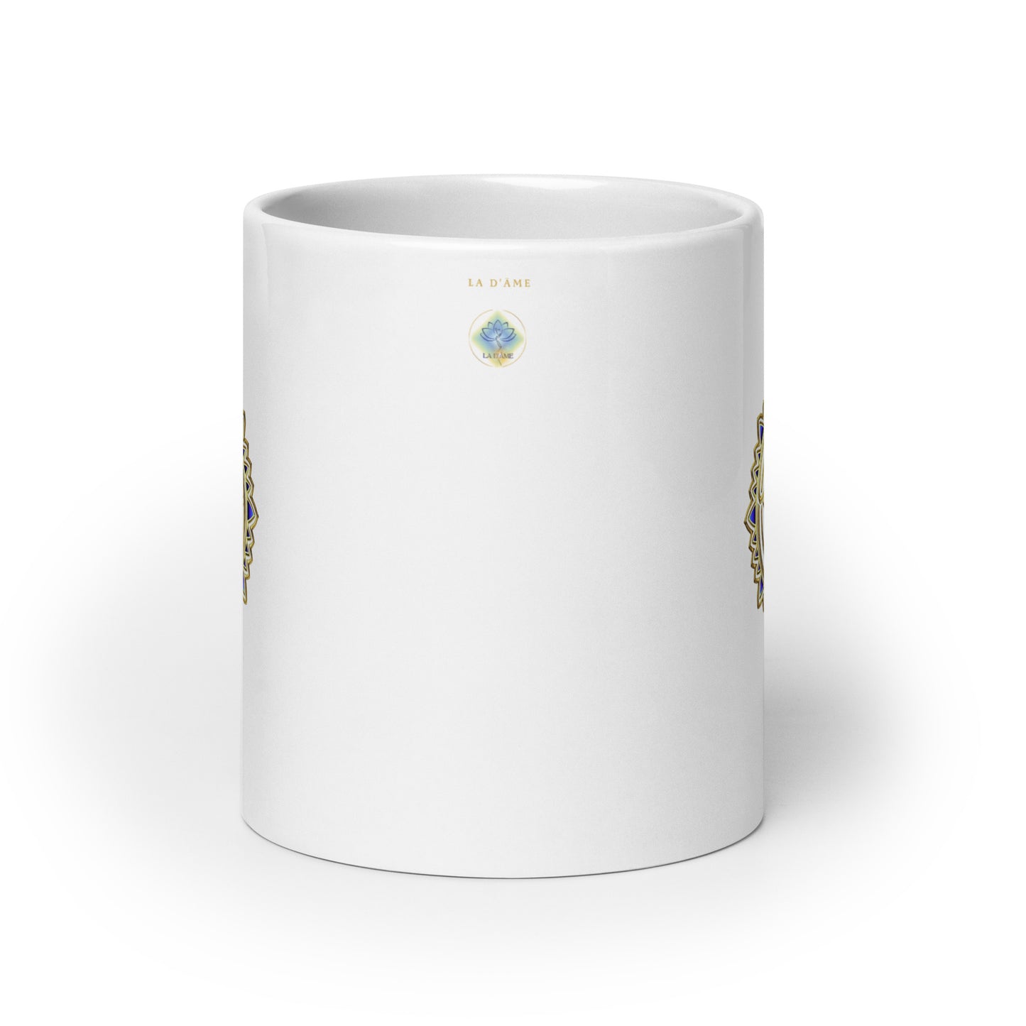 Mug Blanc Brillant - "Œil Protection"