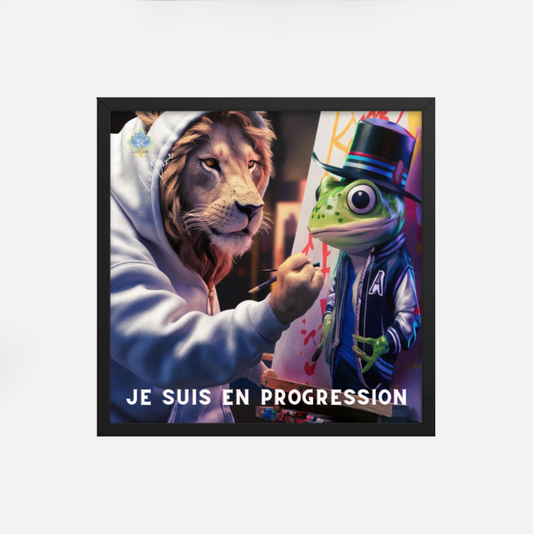 Poster Encadré - "Affirmation Positive"