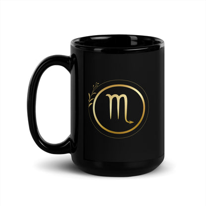 Mug brillant noir - Scorpion