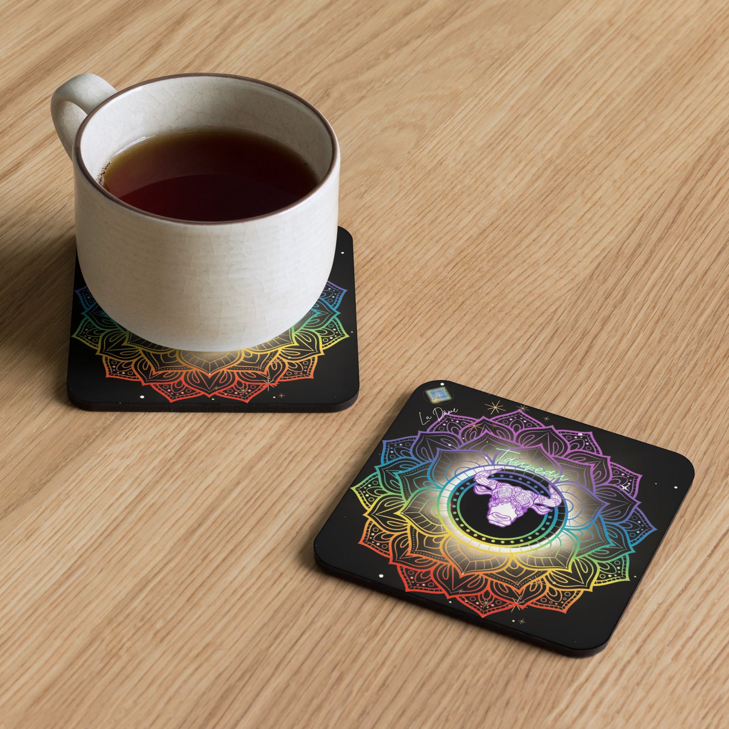 Cork coasters - Taurus