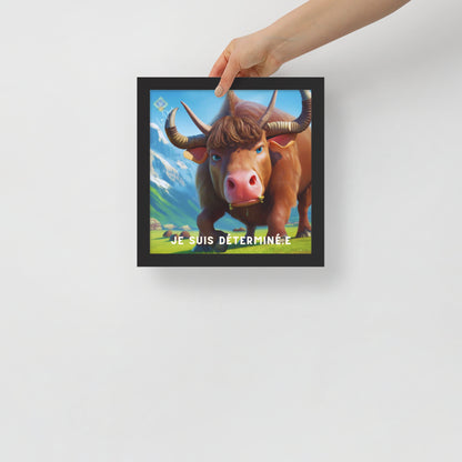 Póster enmarcado - "Afirmación positiva"