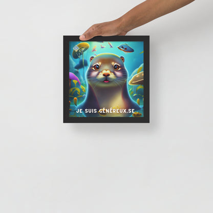 Póster enmarcado - "Afirmación positiva"