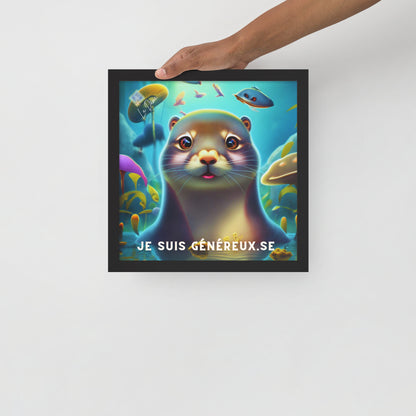 Póster enmarcado - "Afirmación positiva"