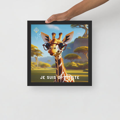 Póster enmarcado - "Afirmación positiva"