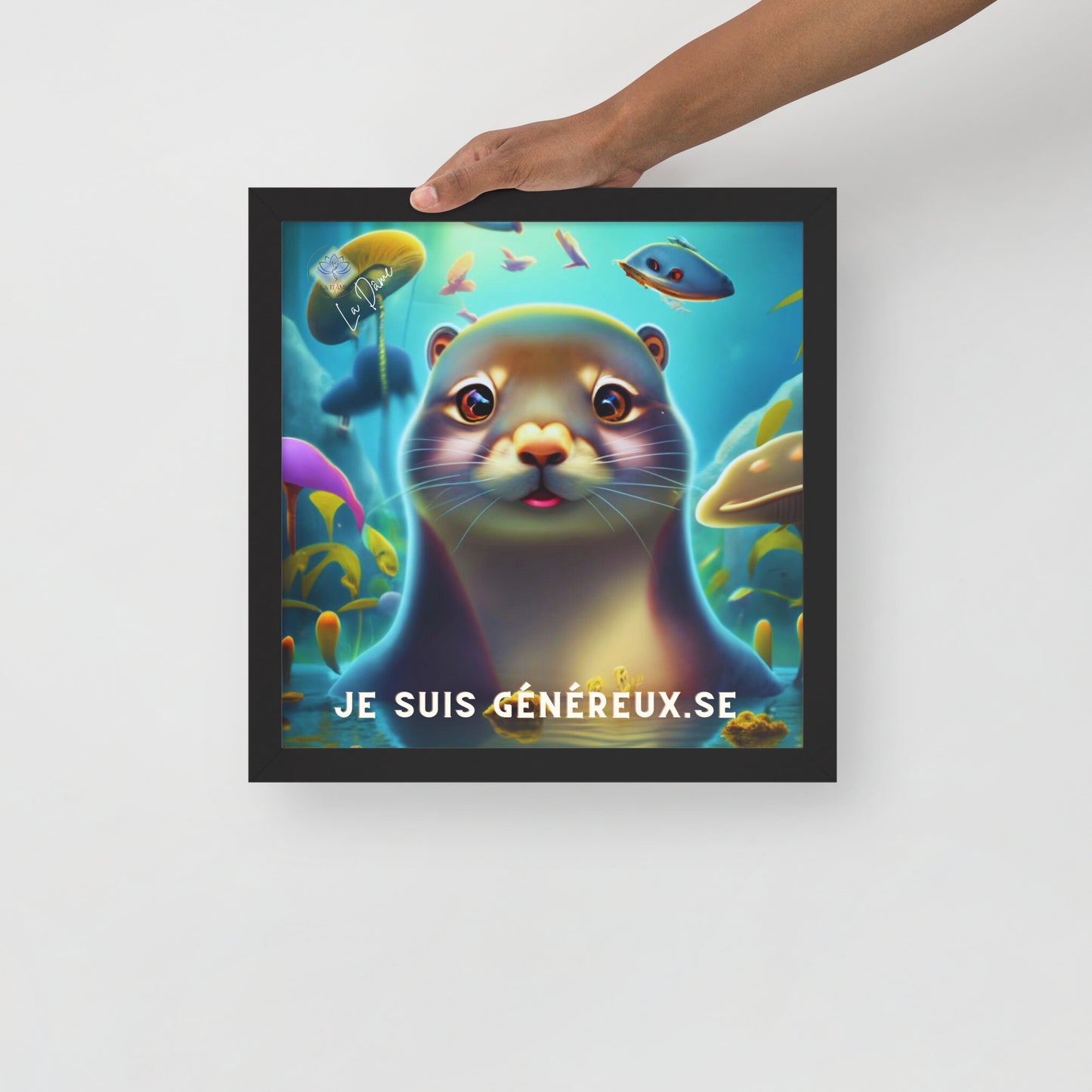 Póster enmarcado - "Afirmación positiva"