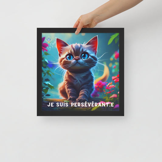 Poster Encadré - "Affirmation Positive"