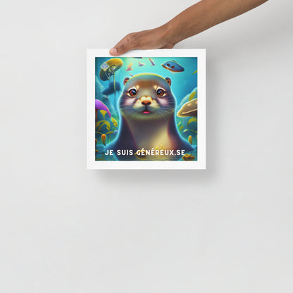 Póster enmarcado - "Afirmación positiva"