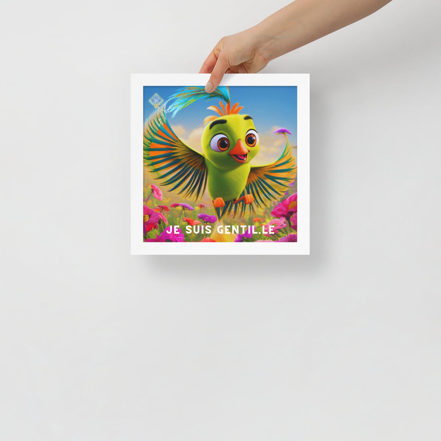 Poster Encadré - "Affirmation Positive"