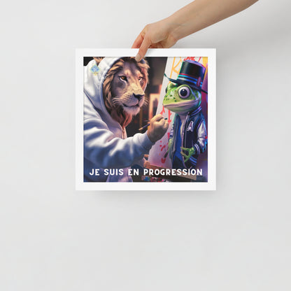 Poster Encadré - "Affirmation Positive"