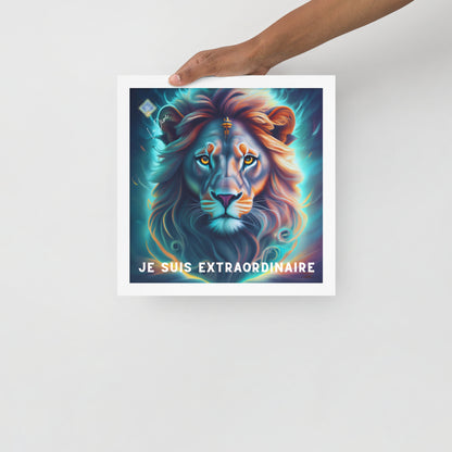 Poster Encadré - "Affirmation Positive"