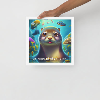 Póster enmarcado - "Afirmación positiva"