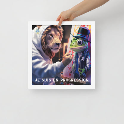 Poster Encadré - "Affirmation Positive"