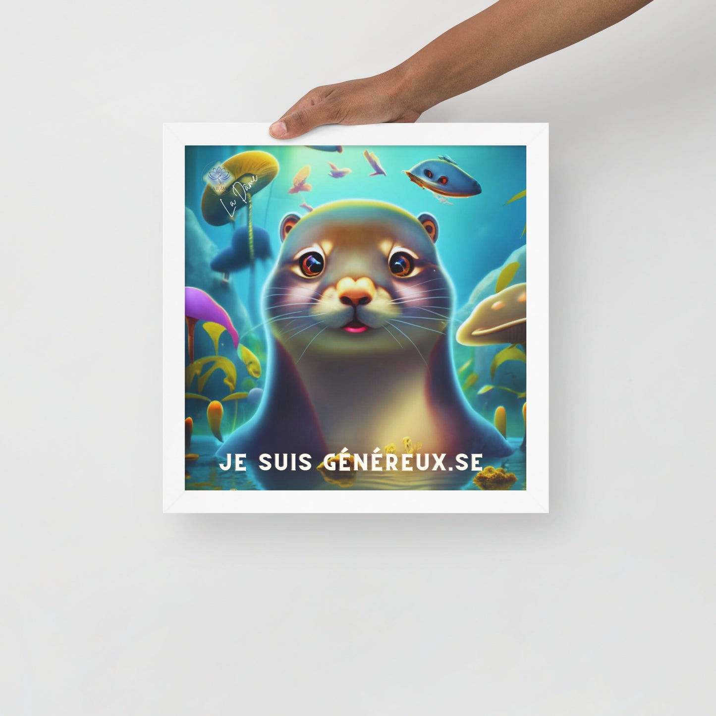 Póster enmarcado - "Afirmación positiva"