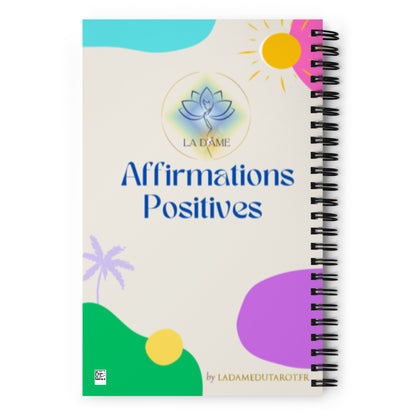 Carnet à spirale - "Affirmation Positive"