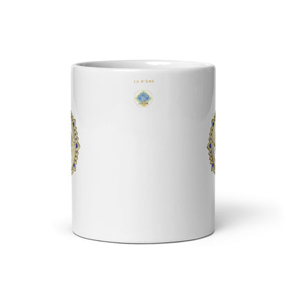 Mug Blanc Brillant - "Œil Protection"