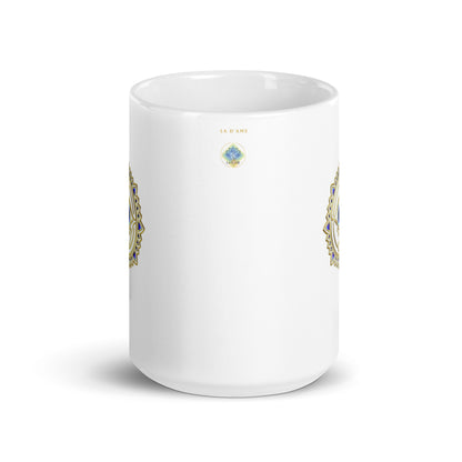Mug Blanc Brillant - "Œil Protection"